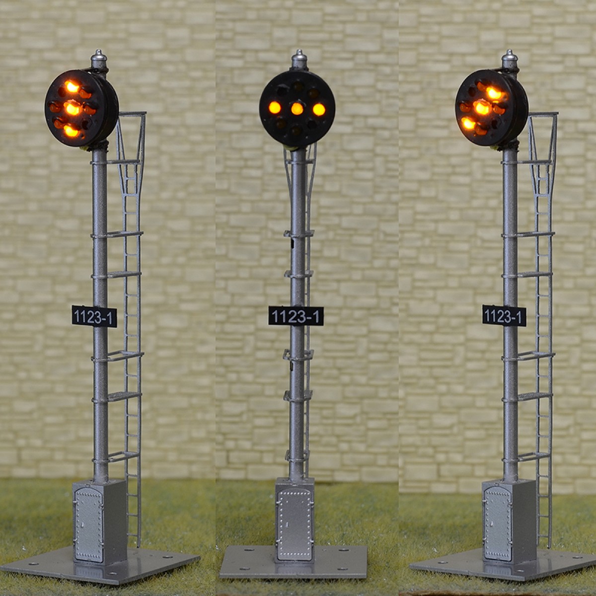 1 x HO scale model railroad CPL signal B&O light 3V LEDs Pennsy signal #DY7 1 x HO scale model railroad CPL signal B&O light 3V LEDs Pennsy signal #DY7